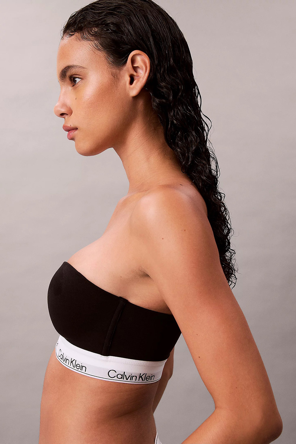 Calvin Klein γυναικείο σουτιέν Bandeau Bralette-Icon Cotton Modal-LV00QF8497-UB1