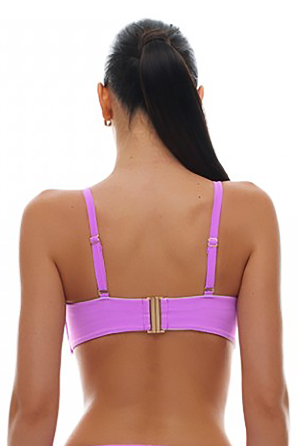 Bluepoint γυναικείο μαγιό bikini top strapless με μεταλλικό κούμπωμα ''Solids'' (D Cup) -25066093D