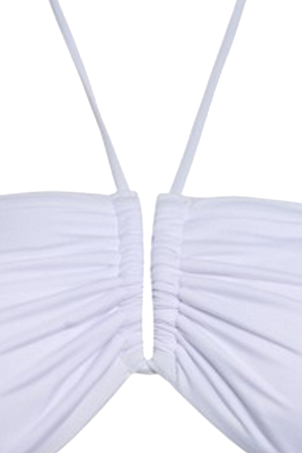 Blu4u γυναικείο μαγιό bikini top strapless με σούρα και επένδυση 'Fashion Solids'-23366095-01