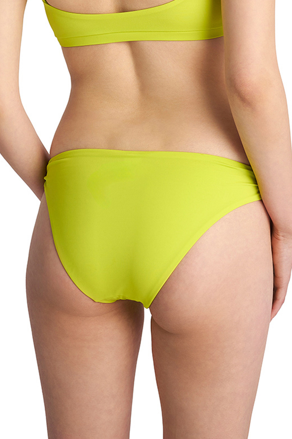 Blu4u γυναικείο μαγιό bikini σλιπ "Solids" κανονικής κάλυψης με ήπια σούρα στα πλαϊνά-24365091