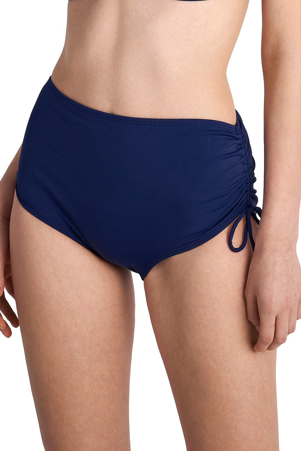Blu4u γυναικείο μαγιό bikini σλιπ με maxi κάλυψη και σούρα στο πλάϊ ''Classic Solids''-24365092