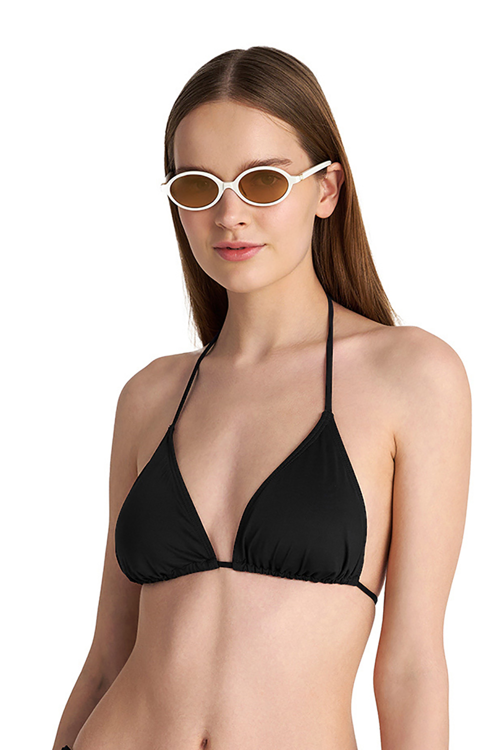 Blu4u γυναικείο μαγιό bikini top τριγωνάκι δετό μονόχρωμο ''Solids''-25366089