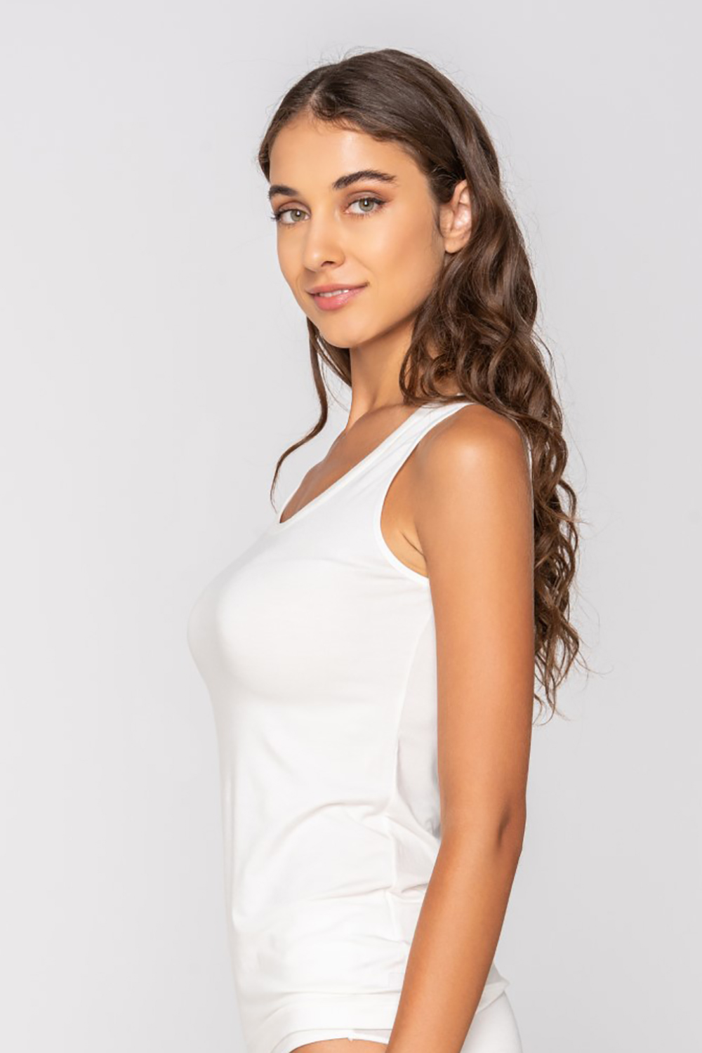 Luna Γυναικείο φανελάκι με φαρδιά τιράντα Micro Touch Comfort-84591