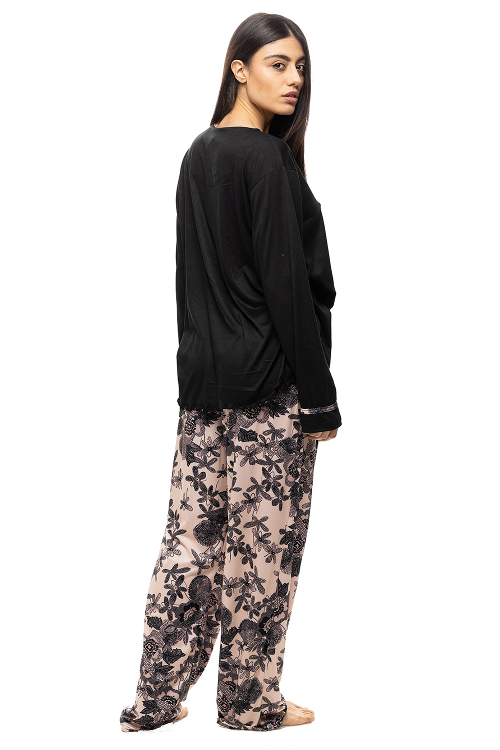 Koyote Γυναικεία χειμερινή πυτζάμα με πατιλέτα Plus size (3XL-4XL)ΚΓ5314-Α