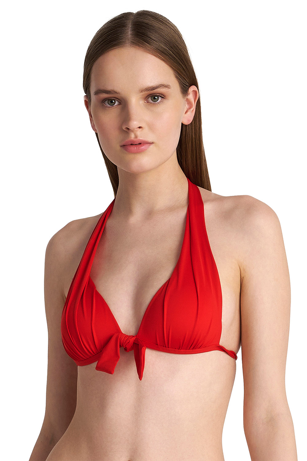 Blu4u γυναικείο μαγιό top τρίγωνο "Solids" Push Up μονόχρωμο δετό -25366084