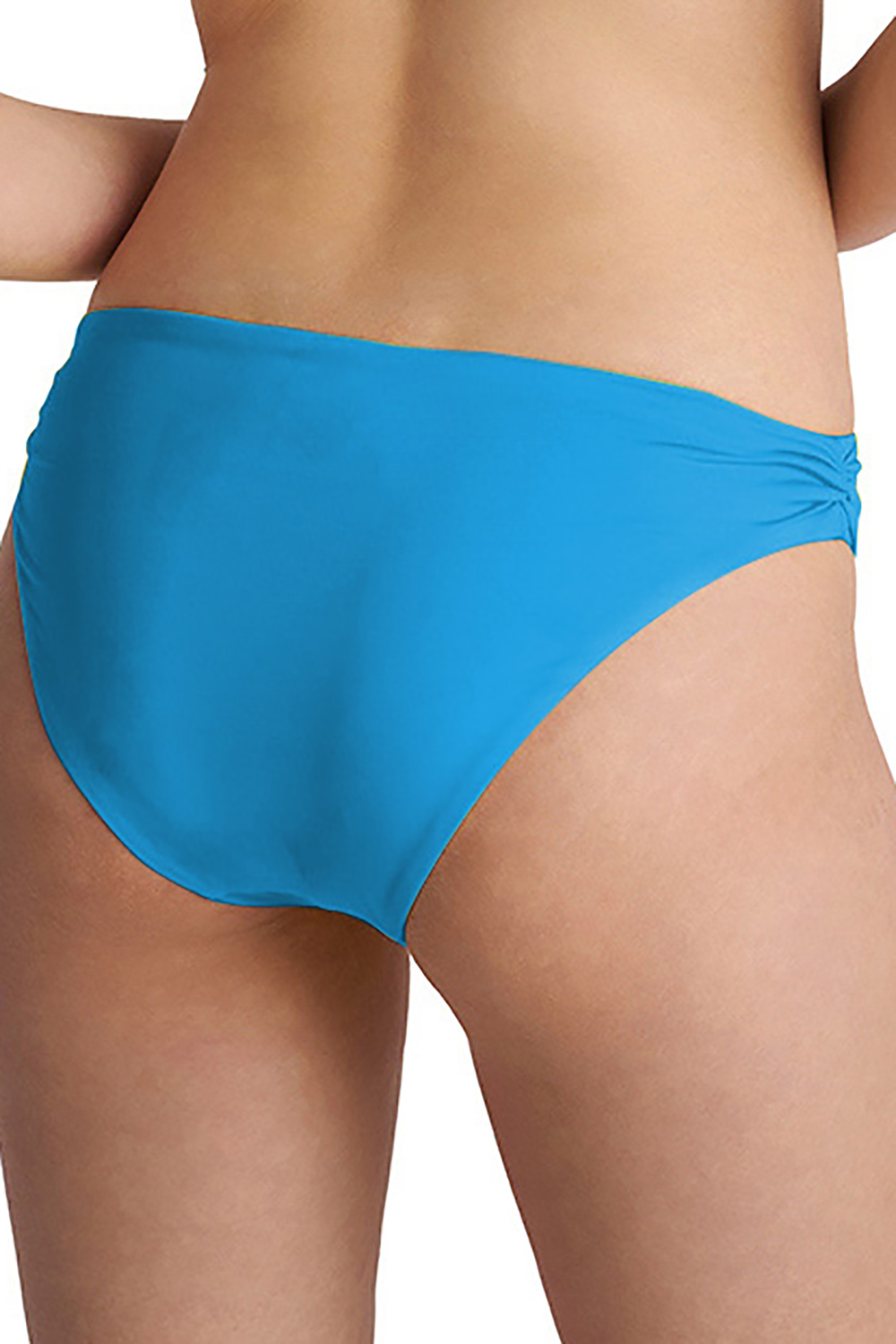 Blu4u γυναικείο μαγιό bikini σλιπ "Solids" κανονικής κάλυψης με σούρα στα πλαϊνά-25365091