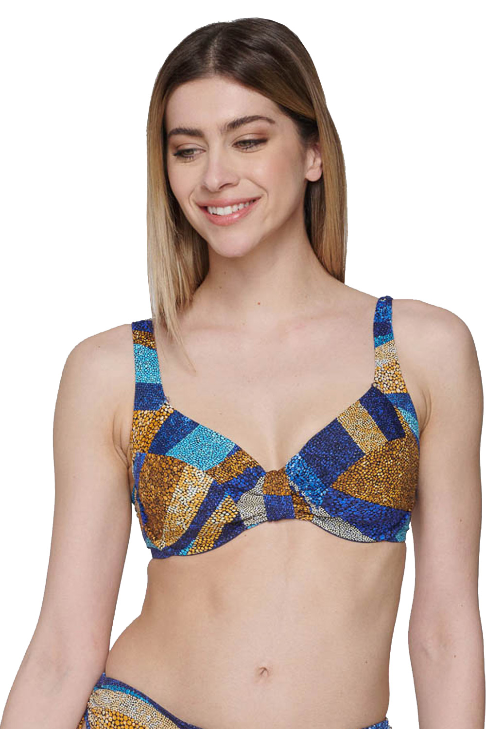 Luna Γυναικείο μαγιό Bikini Top "Liberty" Balconette με μπανέλα ( E Cup)-93982
