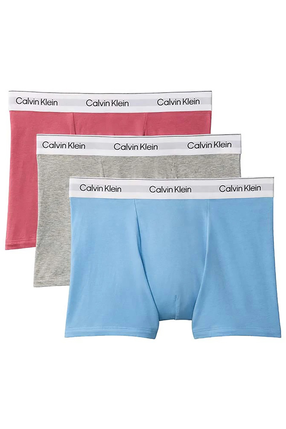 Calvin Klein Ανδρικά μποξεράκια Relaxed Fit Trunks Icon Cotton Stretch (Συσκ. 3 τεμαχίων)-LV00NB4286-TKM
