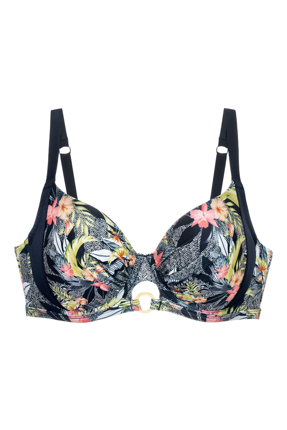 Dorina Eco Γυναικείο μαγιό Bikini Top "Salaga" με μπανέλα (D, E, G, H Cup)-FXBK0017MI010-BK0070