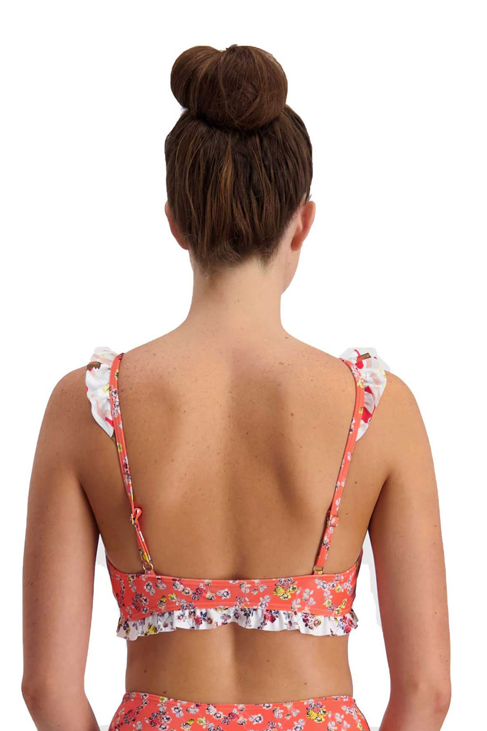 Piha Bikini Top Country Weekend Τρίγωνο φλοράλ με βολάν- P1819CW