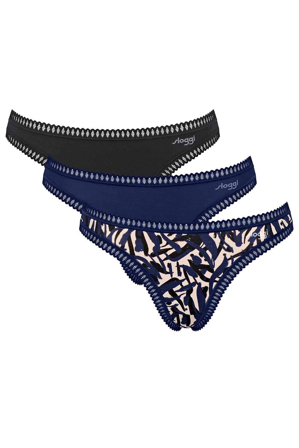 Sloggi γυναικεία εσώρουχα Sloggi GO Crush String (Συσκ. 3 τεμαχίων)-10219686-M008