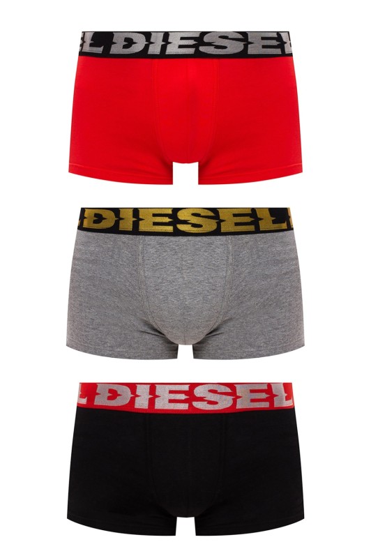 Diesel ανδρικά μποξεράκια Boxer Shorts (Συσκ. 3 τεμαχίων)-00ST3V-0BCAD-E5326