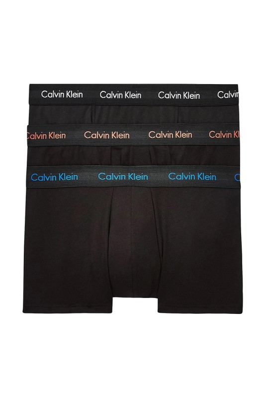 Calvin Klein βαμβακερά low rise μπόξερ Cotton Stretch (3-pack) - U2664G-WHN