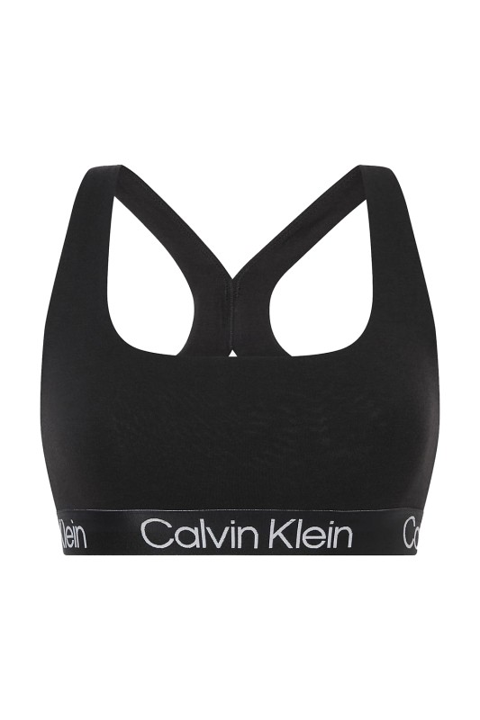 Calvin Klein αθλητικό μπουστάκι Bralette με χιαστί πλάτη - QF6684E-UBI