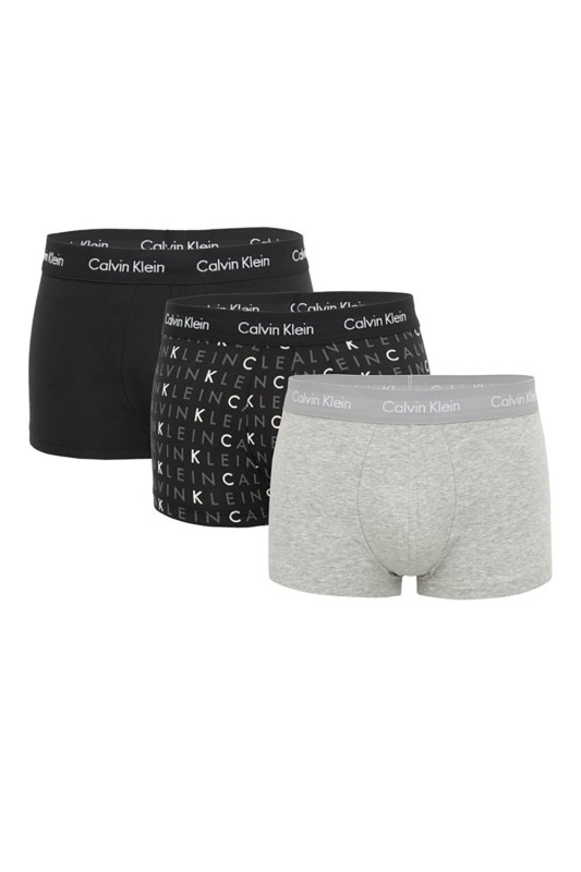 Calvin Klein Βαμβακερά μποξεράκια Cotton Stretch (3 τεμάχια)-U2664G-YKS