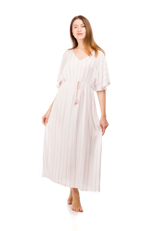 Vienetta Homewear Φόρεμα μακρύ ριγέ-809202