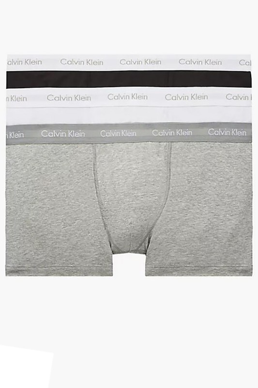 Calvin Klein Ανδρικά βαμβακερά μποξεράκια (Συσκ. 3 τεμαχίων) Plus Size 2XL-4XL-NB3377A-UW5