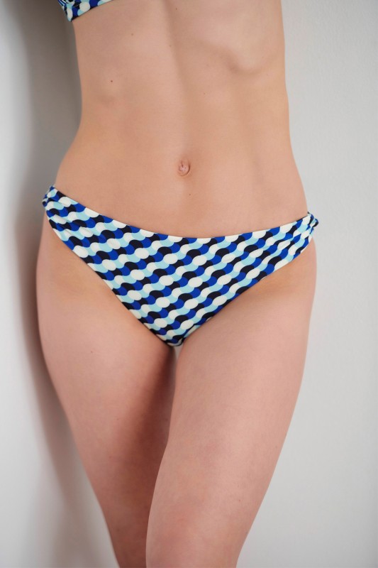 Blu4u γυναικείο μαγιό bikini σλιπ χαμηλόμεσο 'Deco Dots'-23365054-04