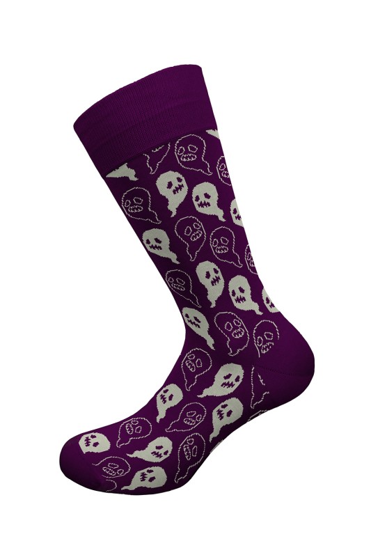 Walk ανδρικές κάλτσες με σχέδιο Ghosts-W1064-19