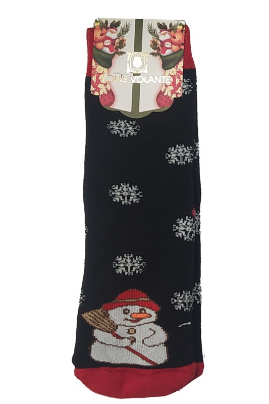 Γυναικείες χριστουγεννιάτικες κάλτσες "Snowman"-LV111