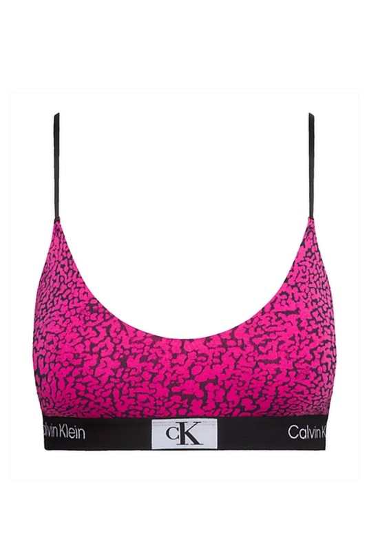 Calvin Klein μπουστάκι bralette με λεπτές τιράντες-QF7216E-GNI