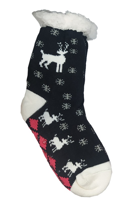 Glady's Γυναικείες χειμερινές αντιολισθητικές κάλτσες με εσωτερικό γουνάκι-SD0767c