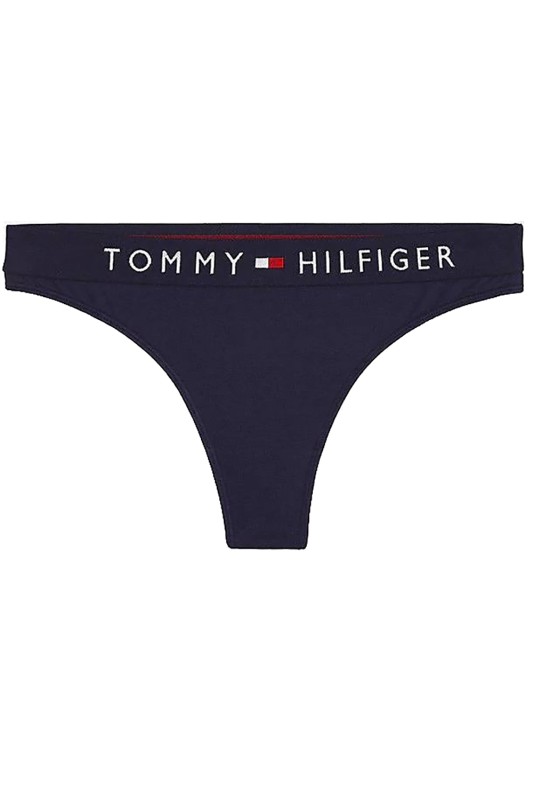 Tommy Hilfiger Βαμβακερό γυναικείο εσώρουχο Thong με λάστιχο- UW0UW01555-416