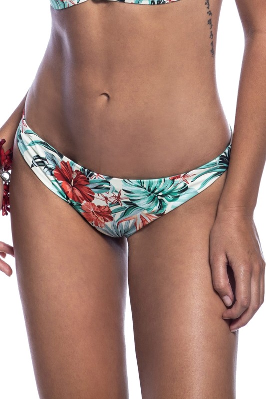 Bluepoint bikini bottom χαμηλόμεσο με κοφτή κάλυψη ''Hybiscus'' - 2106533