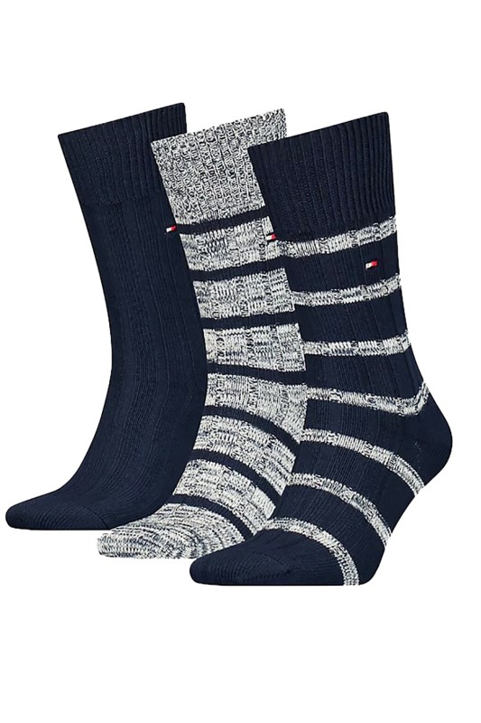Tommy Hilfiger Ανδρικές κάλτσες Gift Box (Συσκ. 3 ζεύγη)-701226073-001