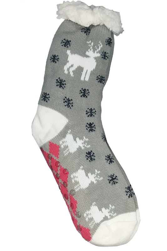 Glady's Γυναικείες χειμερινές αντιολισθητικές κάλτσες με εσωτερικό γουνάκι-SD0767