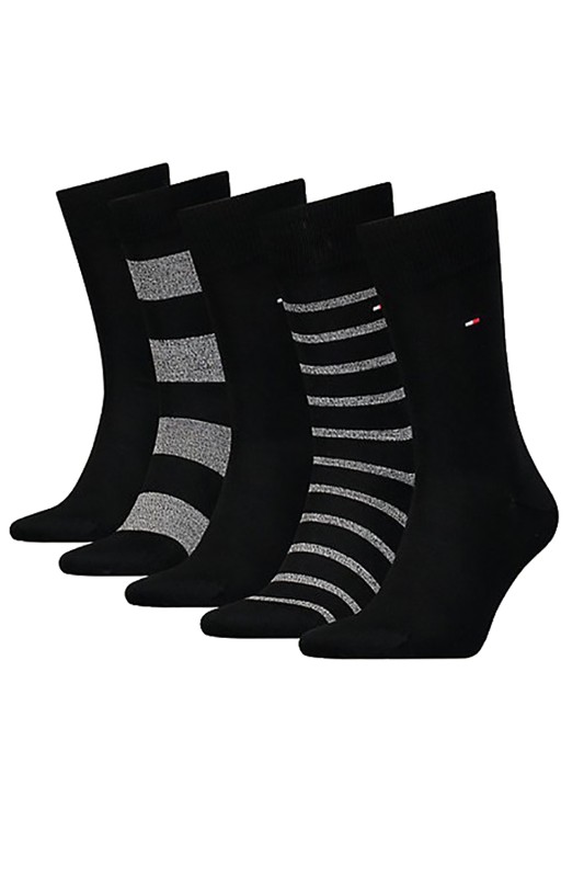 Tommy Hilfiger ανδρικές κάλτσες σε ειδική συσκευασία δώρου (Συσκευασία με 5 ζεύγη)-701224443-003
