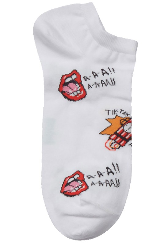 Mewe Ανδρικές κάλτσες κοφτές "A-A-A!!"-2-1710d