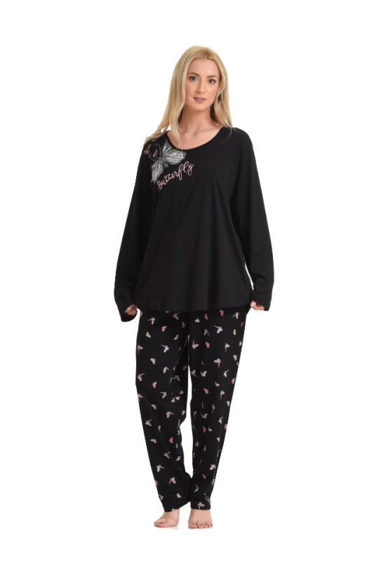 Vienetta βαμβακερή πυτζάμα ''You are my butterfly''  (Plus Size 1XL-4XL)-905109