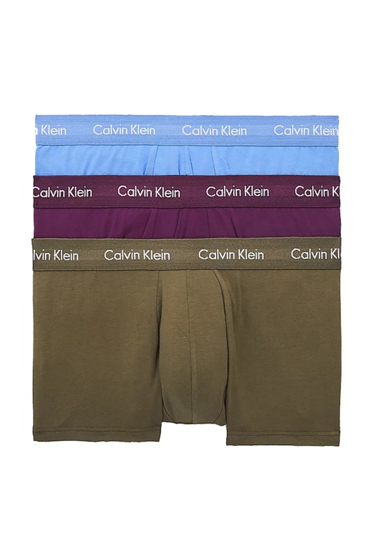 Calvin Klein βαμβακερά low rise μπόξερ Cotton Stretch (3-pack) - U2664G-WHF