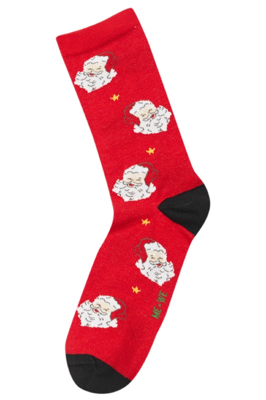 Mewe Ho Ho Ho Ανδρικές χριστουγεννιάτικες κάλτσες "Santa Claus"-2-0615-1f