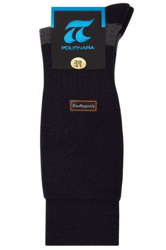 Pournara Ανδρική μάλλινη κάλτσα εσωθερμική πετσετέ- 620