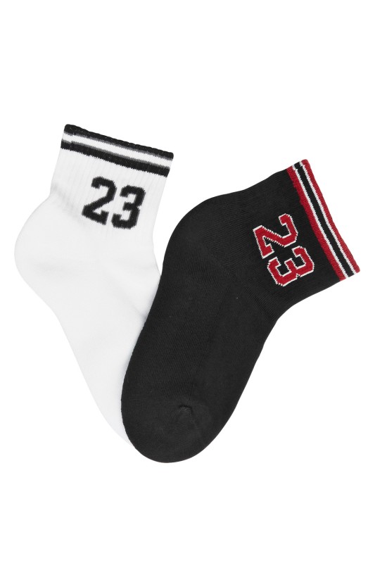Mewe παιδικές κοντές αθλητικές κάλτσες (Συσκ. 2 ζεύγη)-3-0212