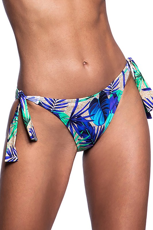 Bluepoint γυναικείο Bikini σλίπ Floral δετό στο πλάι με κανονική κάλυψη ''Tropical Chaos'' -22065112-14