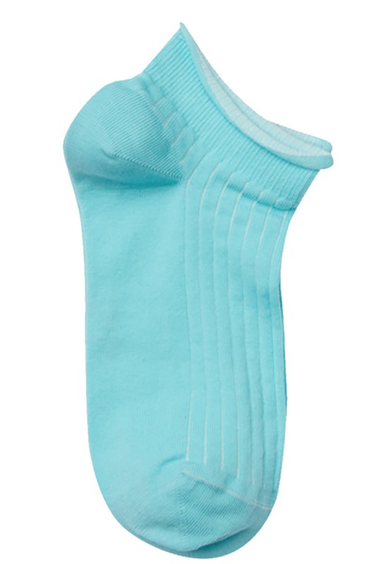 Mewe Γυναικείες κοντές κάλτσες χωρίς λάστιχο μονόχρωμες (2 τμχ.) One Size-1-0819-1