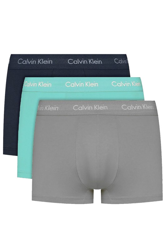 Calvin Klein Ανδρικά μποξεράκια Cotton Stretch  (Συσκ. 3τμχ)-U2662G-N56