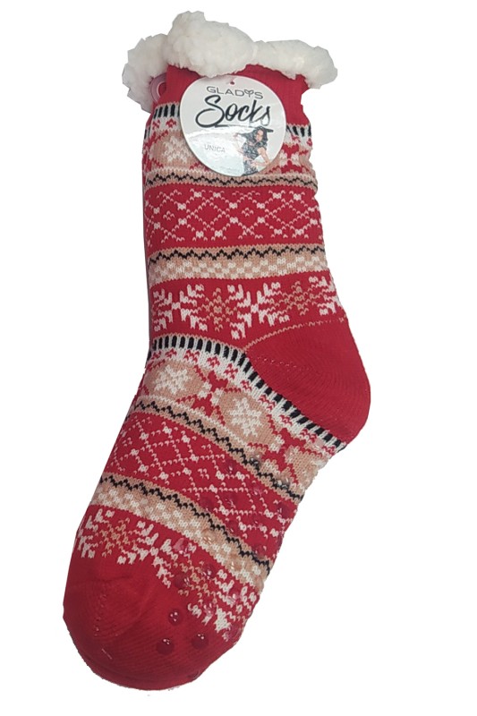 Glady's Γυναικείες χειμερινές αντιολισθητικές κάλτσες με εσωτερικό γουνάκι-SD0752f