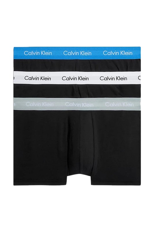 Calvin Klein ανδρικά Low Rise μποξεράκια Cotton Stretch (Συσκ. 3 τεμαχίων)-U2664G-CAZ