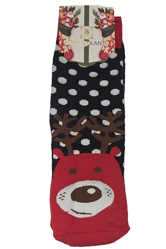 Γυναικείες χριστουγεννιάτικες κάλτσες "Reindeer"-LV108