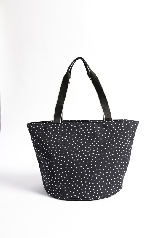 Noidìnotte γυναικεία τσάντα θαλάσσης με πουά print ''Pois''-TR000960-402