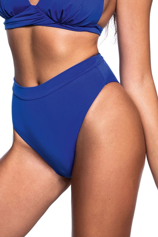 Bluepoint γυναικείο μαγιό bikini brazilian σλιπ μονόχρωμο ψηλόμεσο-23065089-14
