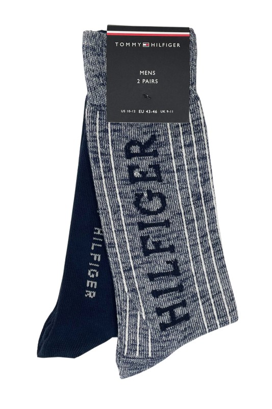 Tommy Hilfiger ανδρικές χειμωνιάτικες κάλτσες  (Συσκ. με 2 ζεύγη)-701224900-001