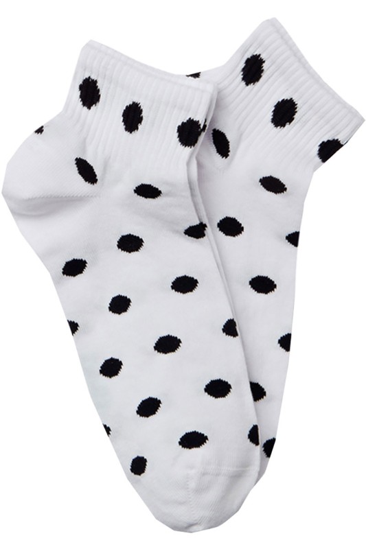Mewe Γυναικείες κοντές κάλτσες "Dots" (2 ζευγάρια)-1-1416b