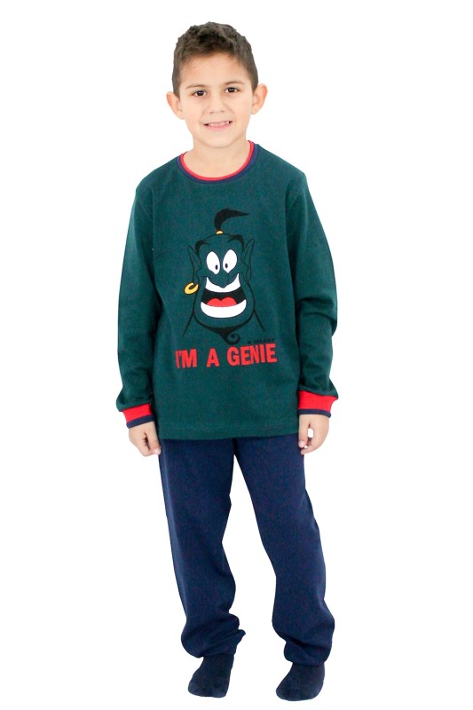 Galaxy Παιδική βαμβακερή πυτζάμα για αγόρια "I'm Genie" (1-7ετών)-107-21