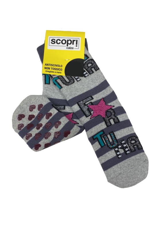 Scopri παιδικές αντιολισθητικές κάλτσες πετσετέ ''Memole''