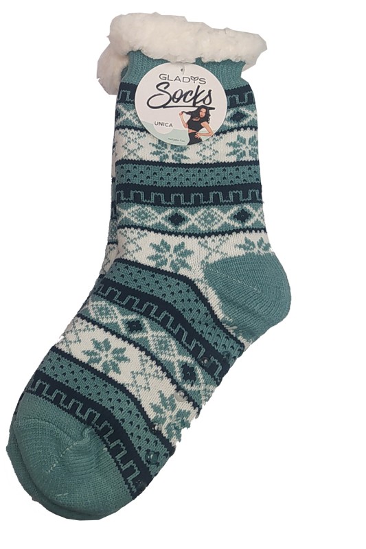 Glady's Γυναικείες χειμερινές αντιολισθητικές κάλτσες με εσωτερικό γουνάκι-SD0747h